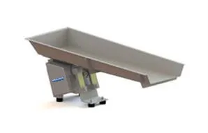 Alimentador vibratorio con charola para dosificación de producto