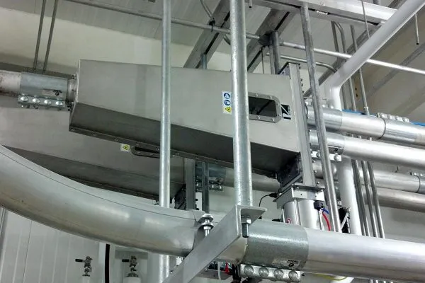 Aplicación de válvula diversora Flex Tube