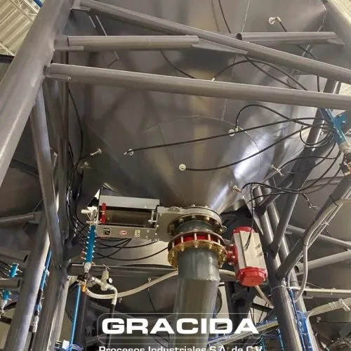 Silos soldados para transporte neumático